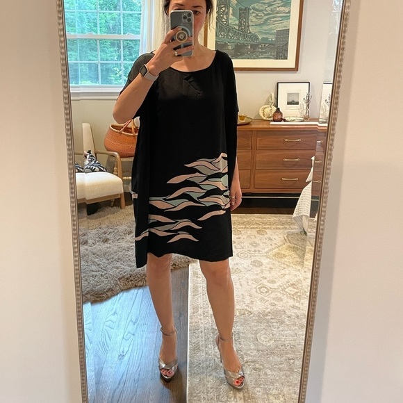 Diane Von Furstenberg Hanky Silk Kimono Dress - Picture 3 of 11